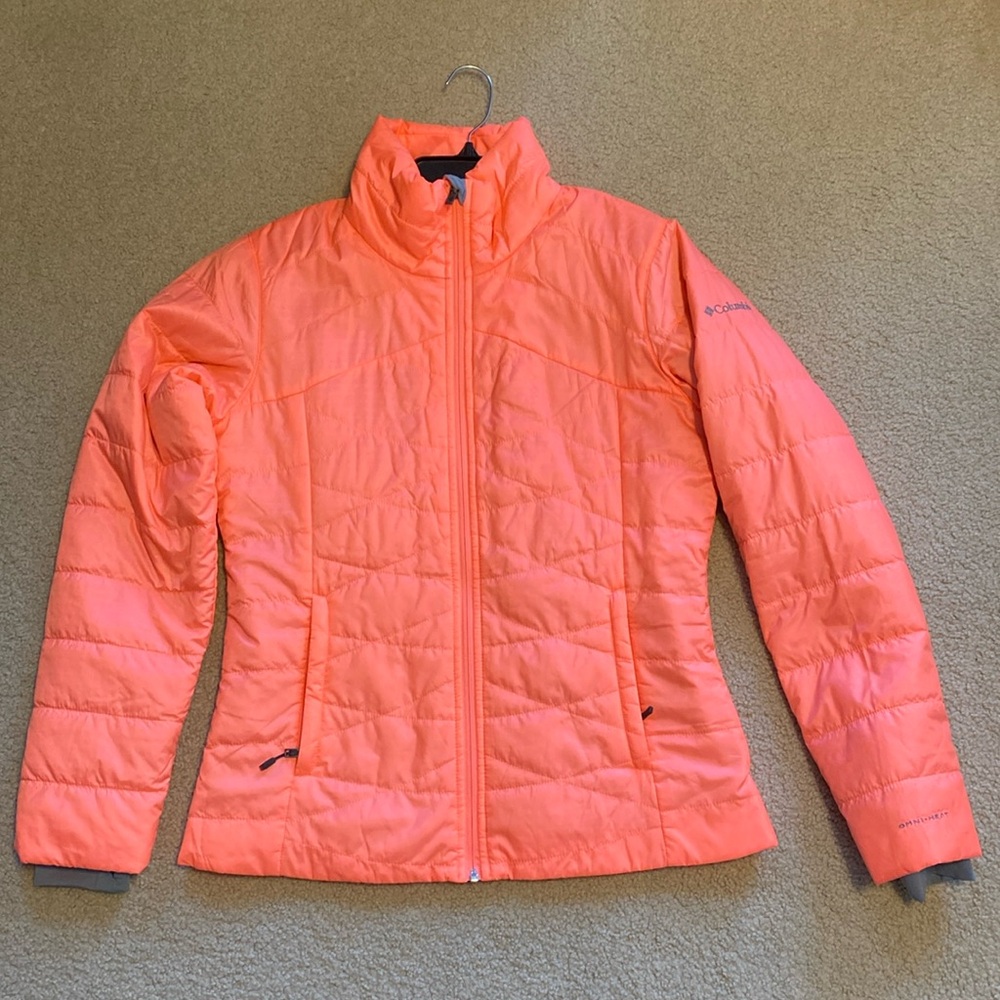 Columbia Omni Heat Jacket Medium Coral never worn. Like new.